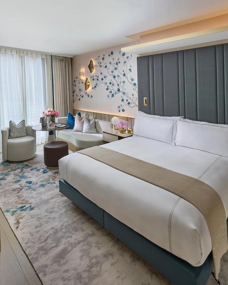 Guest room at Mandarin Oriental Mayfair, London