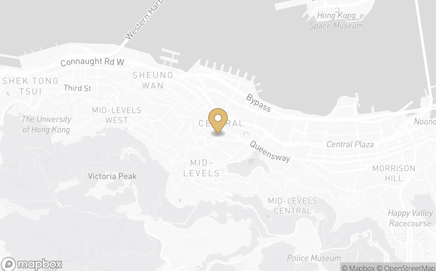Map showing the location of Mandarin Oriental The Landmark, Hong Kong