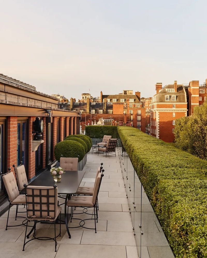 Terrace Suite with private rooftop terrace over Mayfair