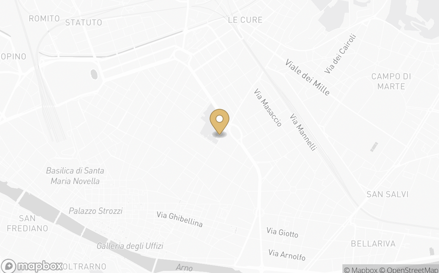 Map showing the location of Four Seasons Hotel Firenze
