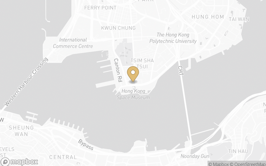 Map showing the location of The Peninsula Hong Kong