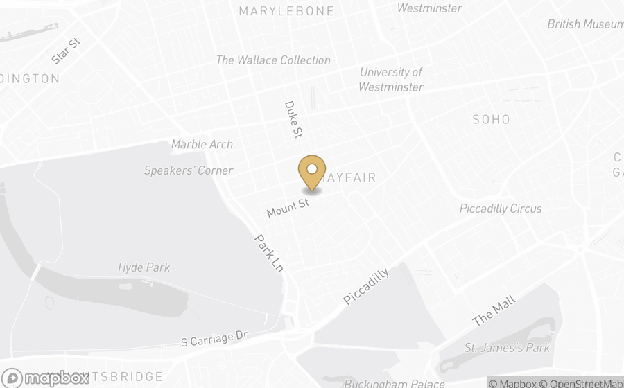 Map showing the location of The Connaught