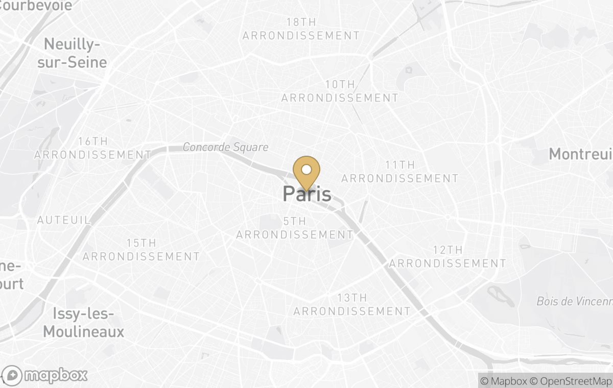 Map showing the approximate location of The Maybourne Saint-Germain in Paris, France