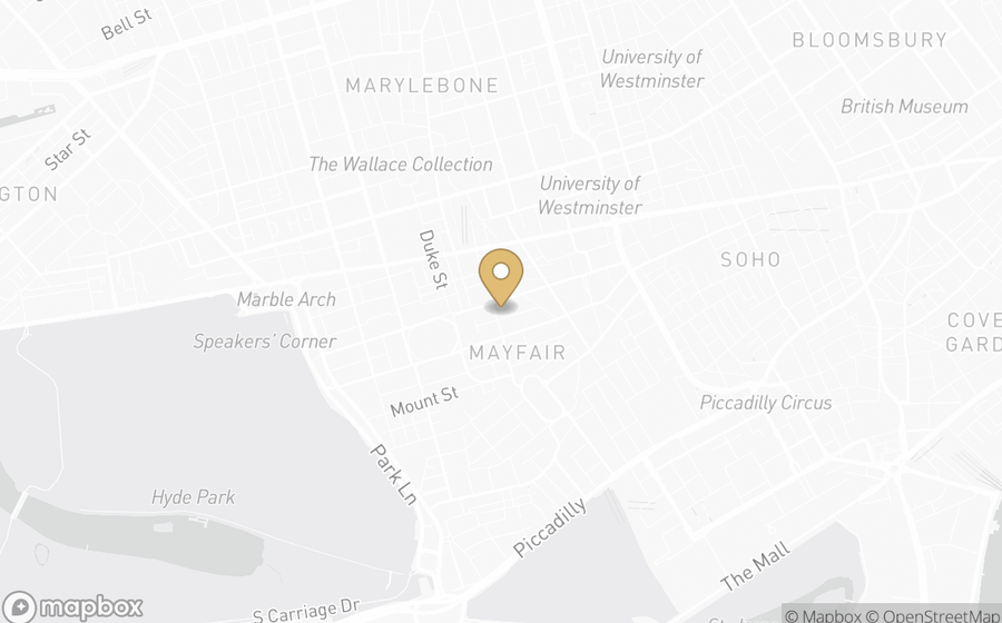 Map showing the location of Claridge's