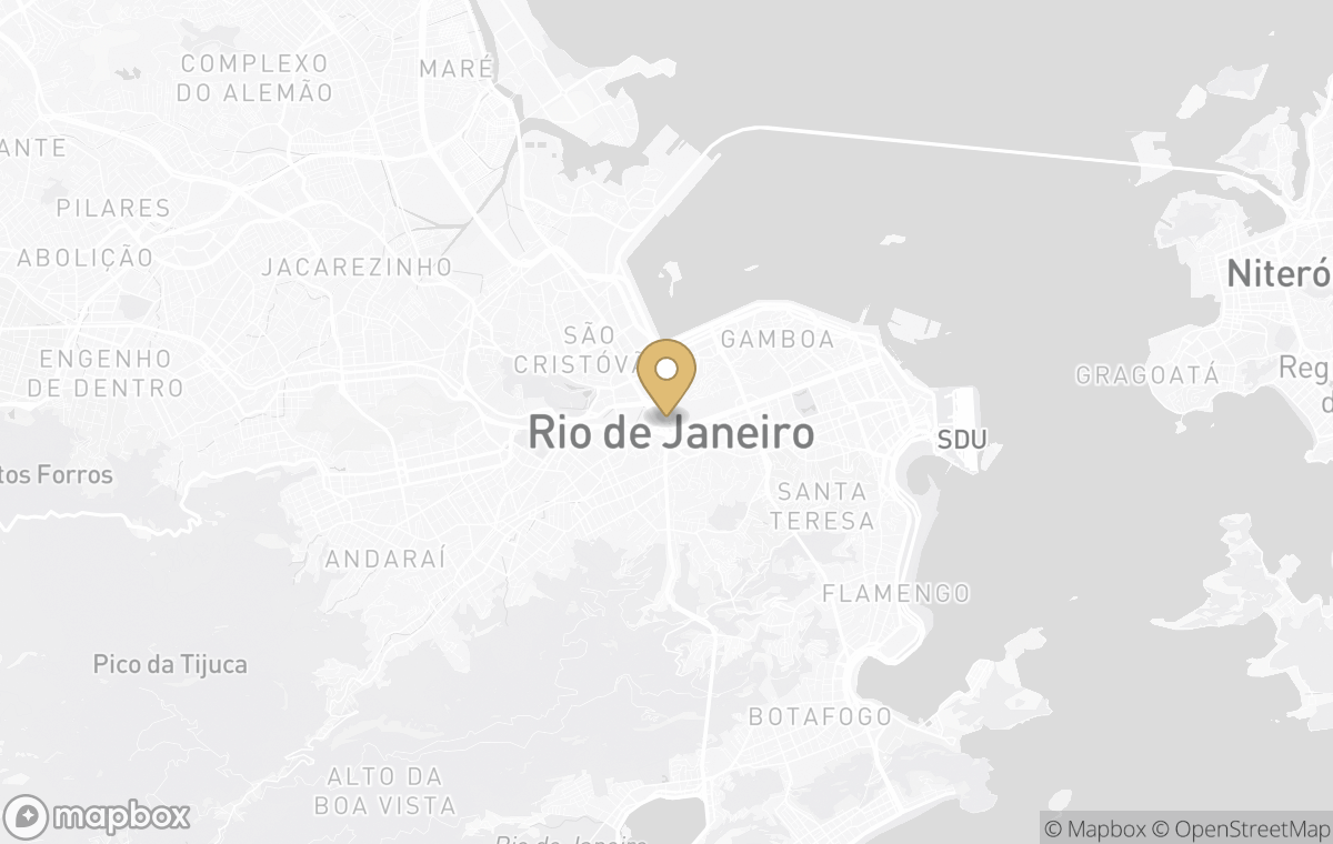 Map showing the approximate location of Four Seasons Hotel Rio de Janeiro in Rio de Janeiro, Brazil
