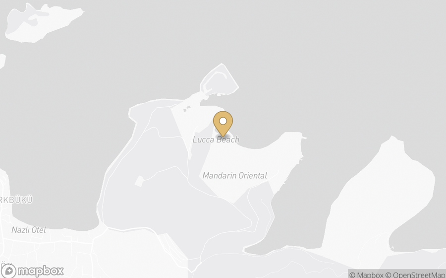 Map showing the location of Mandarin Oriental Bodrum