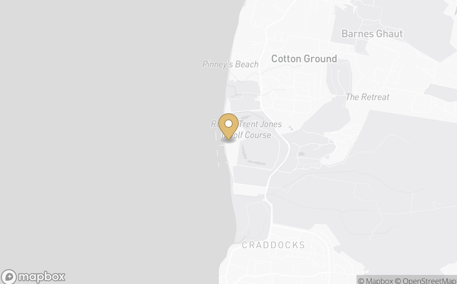 Map showing the location of Four Seasons Resort Nevis