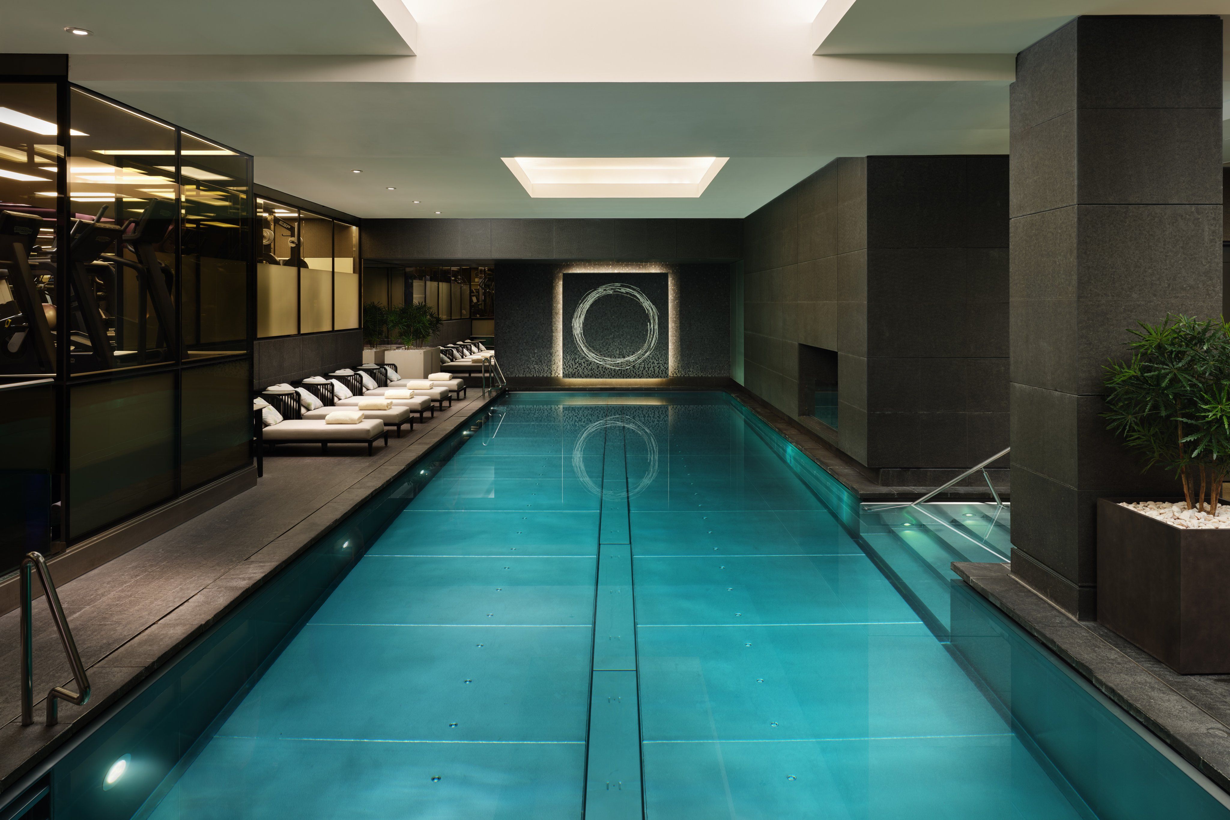 Swimming pool at Mandarin Oriental Hyde Park, London