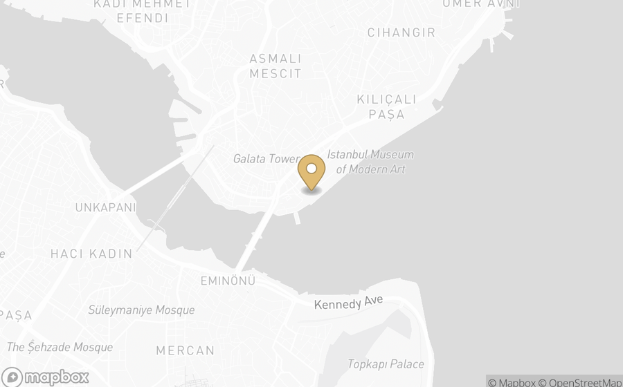 Map showing the location of The Peninsula Istanbul
