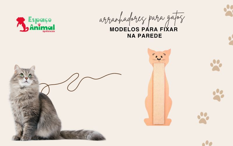 arranhador para gato no formato de tábua para afixar na parede