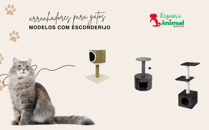 arranhadores para gatos com esconderijo