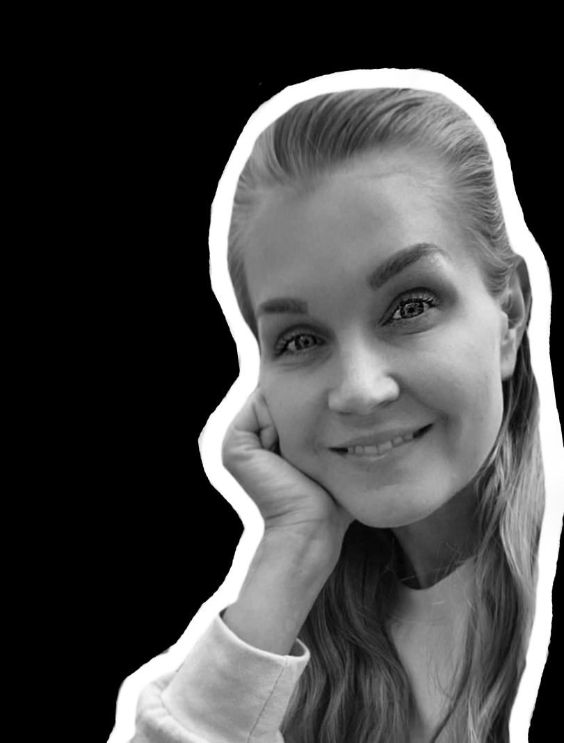 Profilfotografi på leende Johanna Nytomt