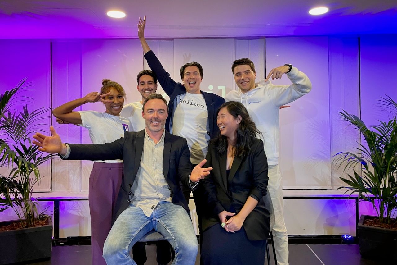 Galileo founders on-stage at Sydney Showcase 2022