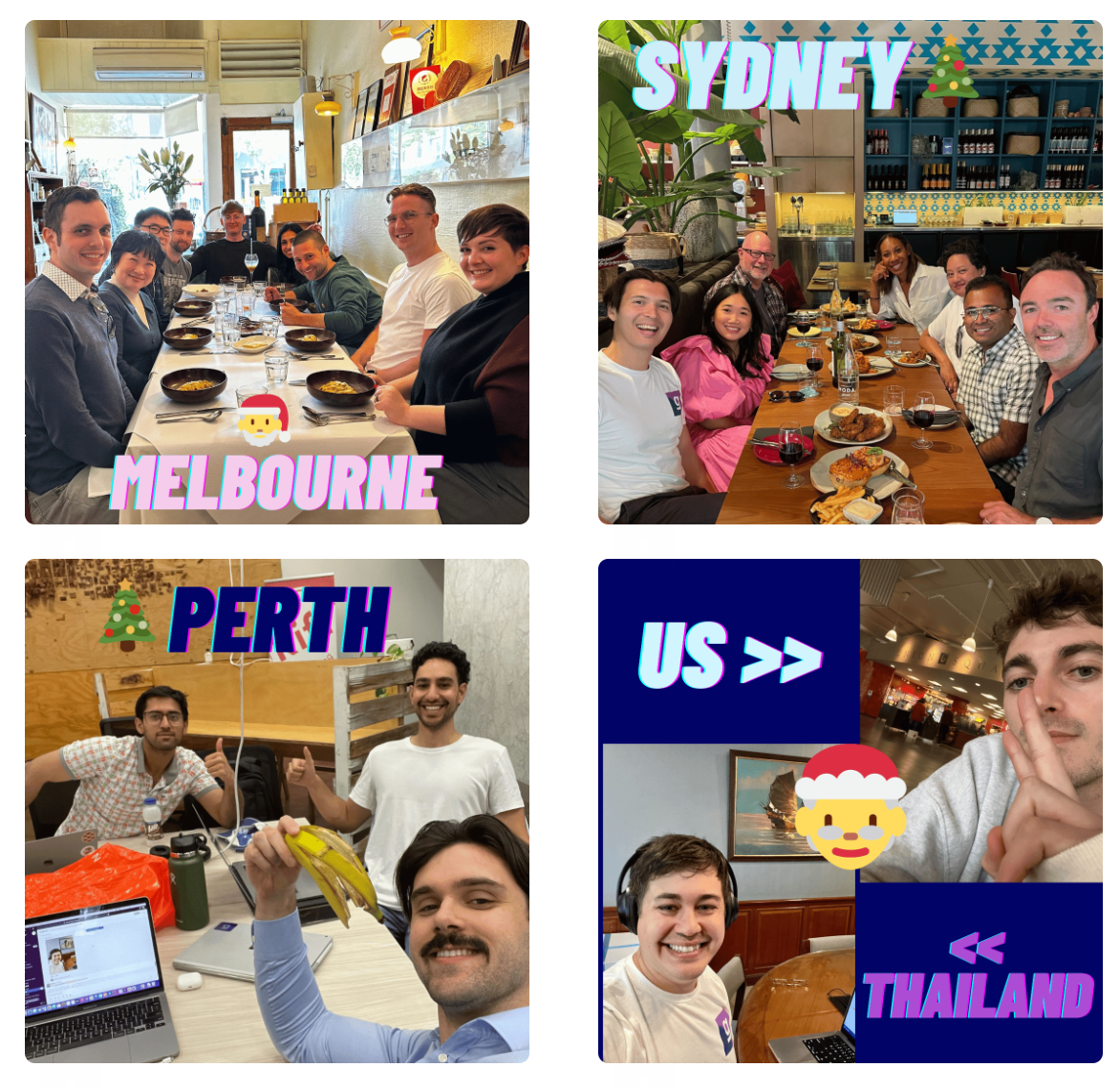Happy holidays from Galileo founders around the world.