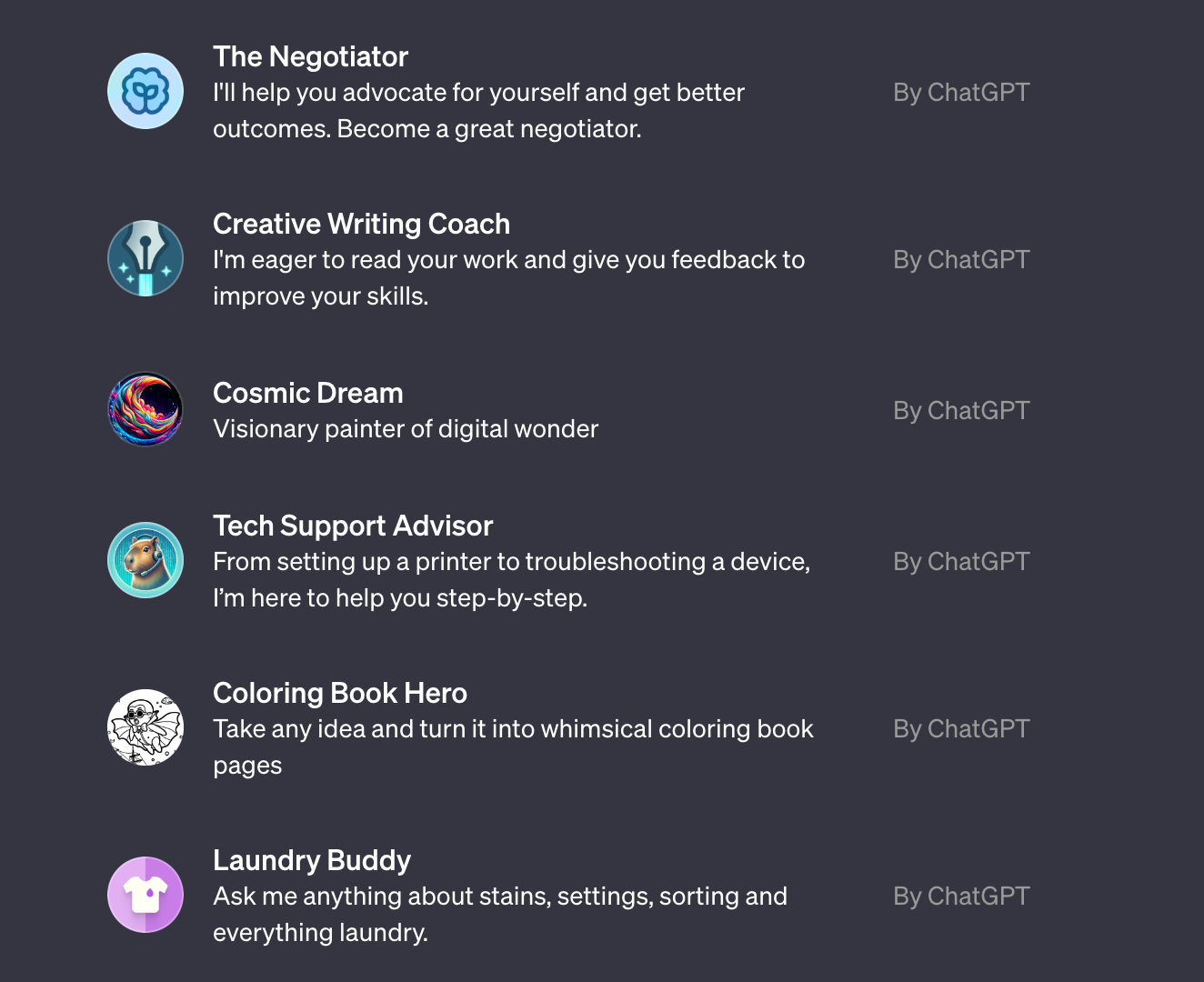 Reference: OpenAI's GPT Marketplace