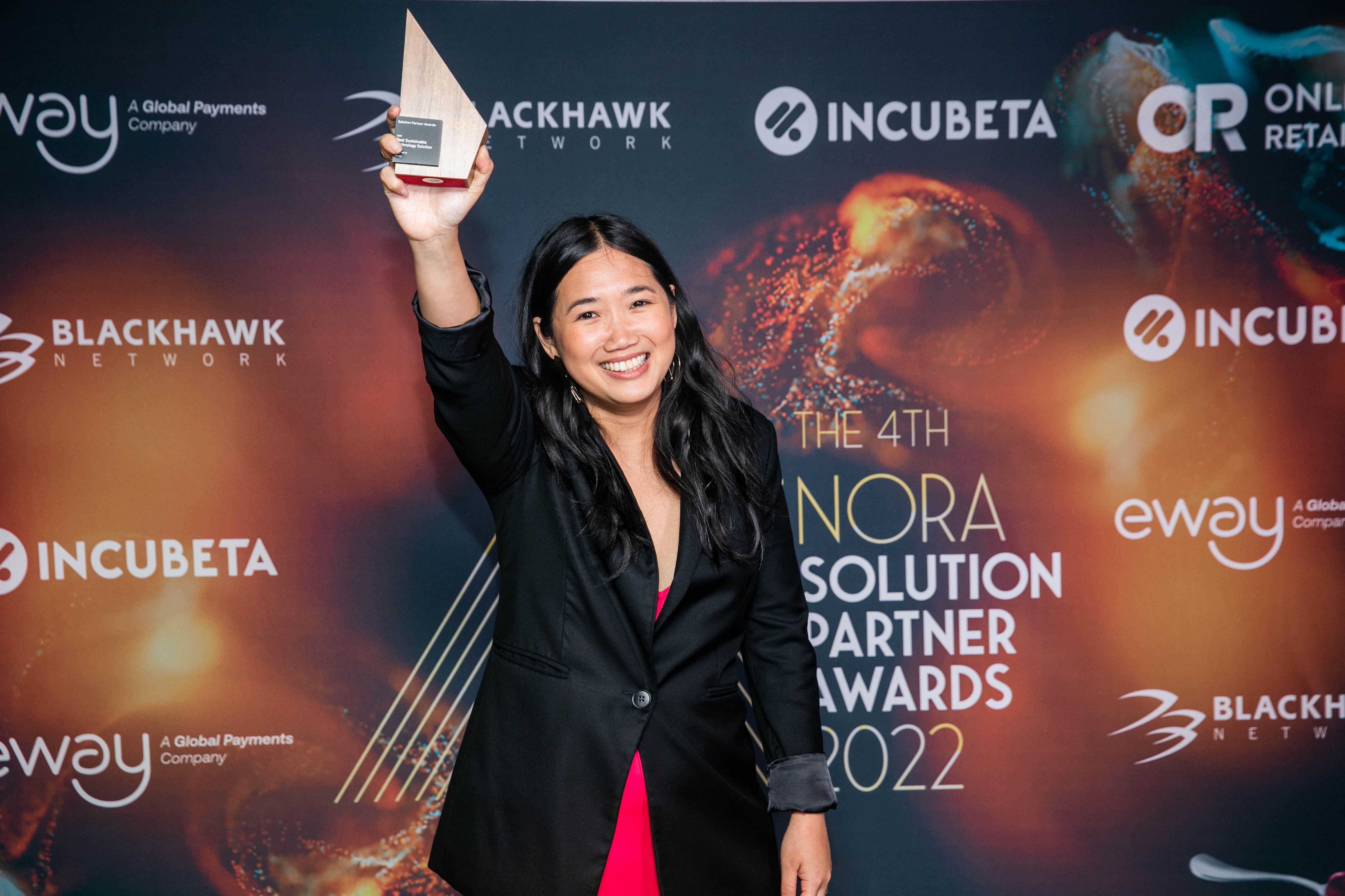Shanya Suppasiritad, founder and CEO of Rntr won Best Sustainable Tech award at the National Online Retail Awards 2022.