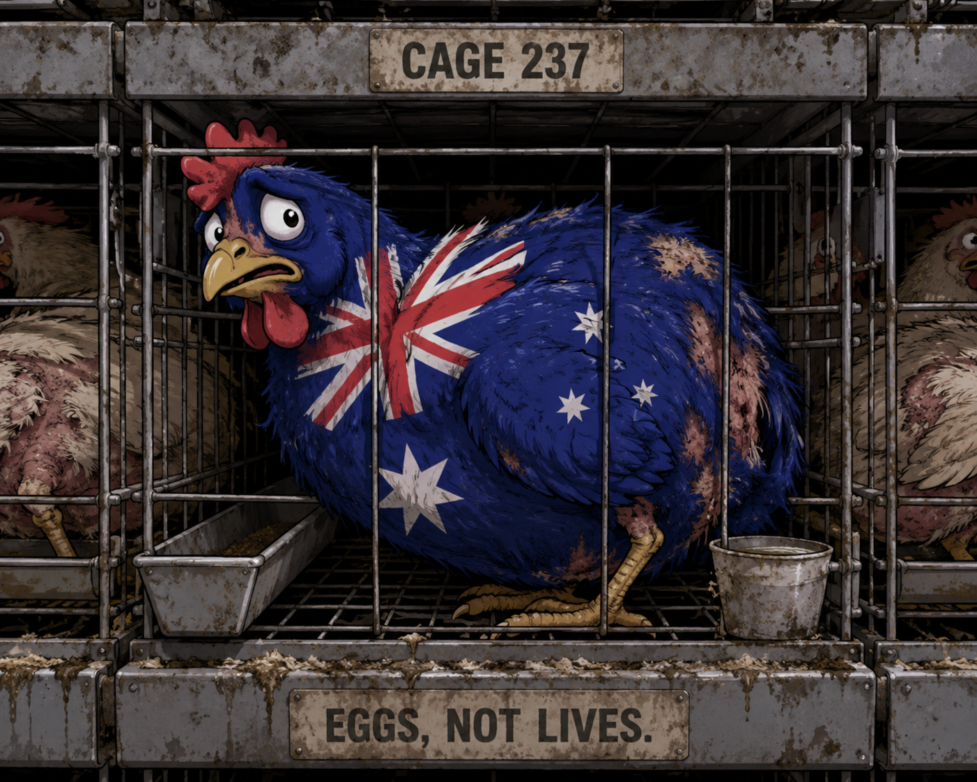 Australia as a battery hen