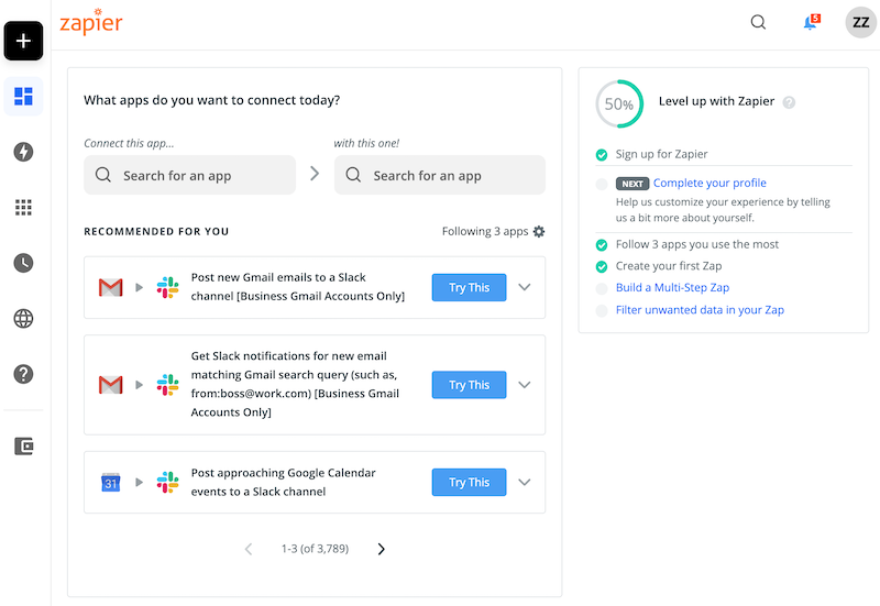 Zapier is a popular example of a specialist tool.