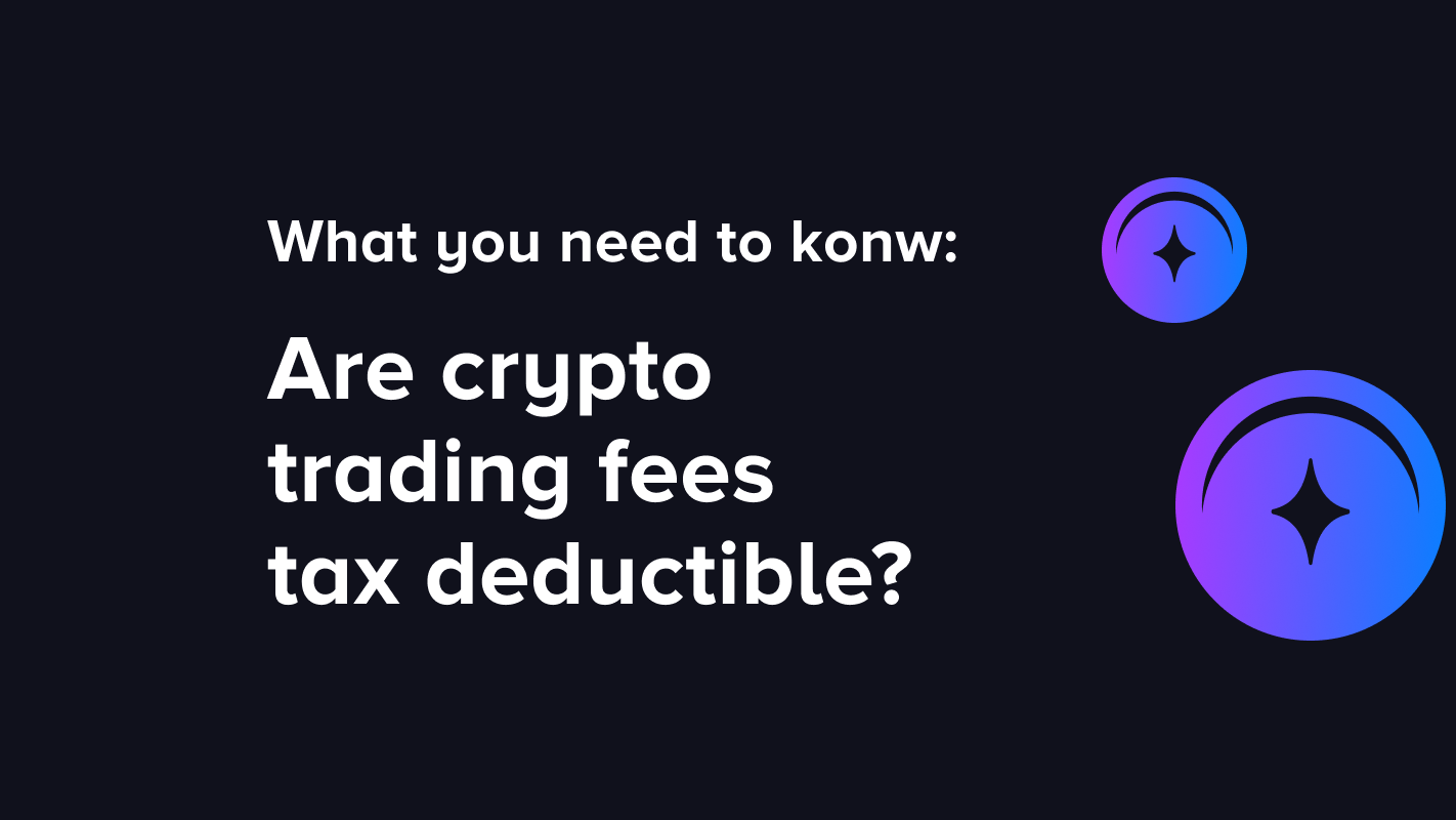 Are crypto trading fees tax deductible? What you need to know