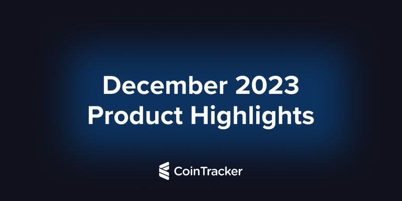 December 2023 Product Highlights