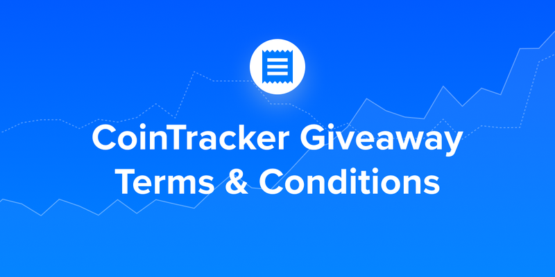 CoinTracker Giveaway Terms & Conditions