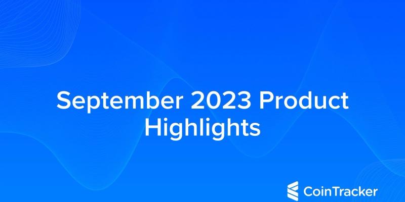 September 2023 Product Highlights
