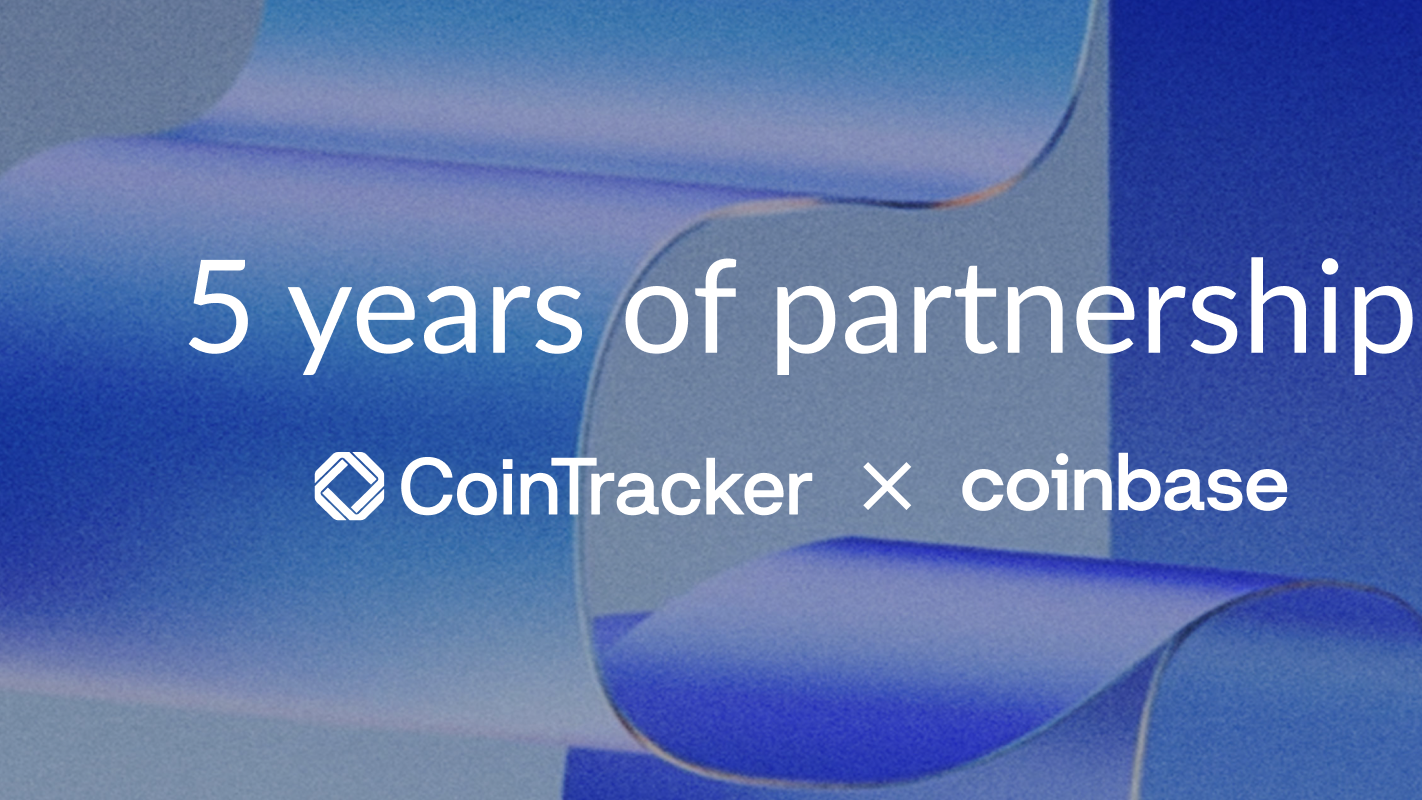 CoinTracker x Coinbase: 5 years of partnership