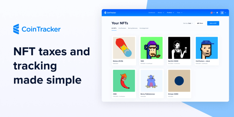 CoinTracker Enables NFT Tax Compliance and Portfolio Tracking