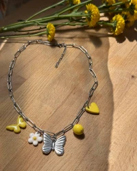 Sunny Flutter Necklace - view 2