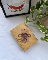 Beaded Bow Earrings - view 8