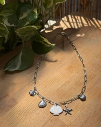 Sea You Soon Charm Necklace - view 3