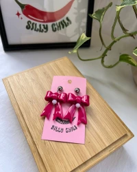 Bow On Top Earrings - view 9