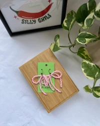 Beaded Bow Earrings - view 6