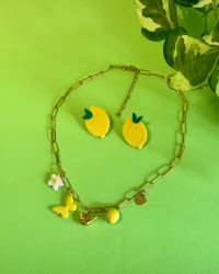 Lemon Dream Charm Necklace - view 2