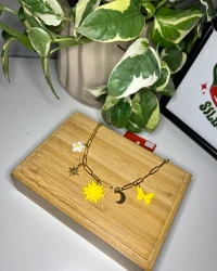 Golden Hour Charm Necklace - view 3