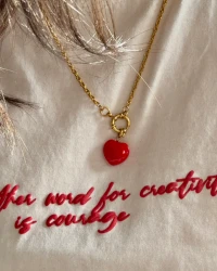 Summer Heart Necklace - view 2
