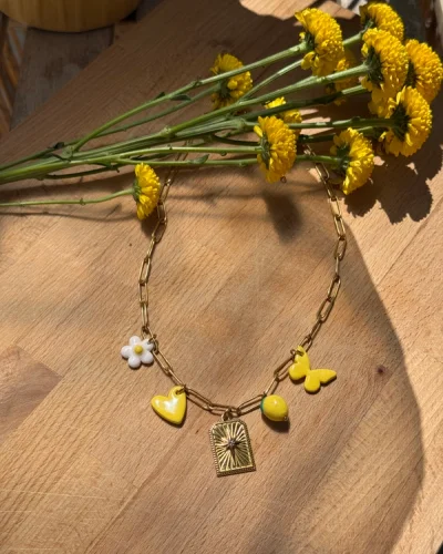 Citrus Crush Charm Necklace
