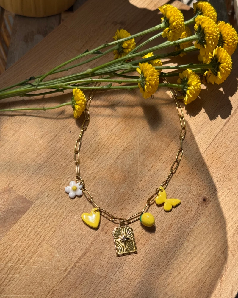 Citrus Crush Charm Necklace