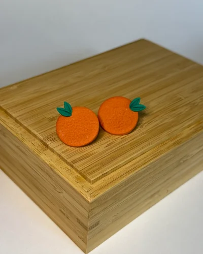 Orange Zest Earrings