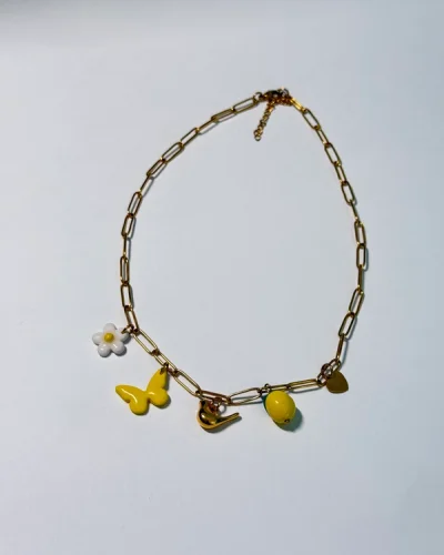 Lemon Dream Charm Necklace