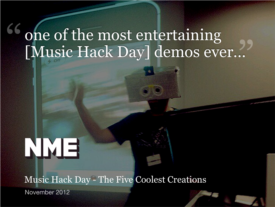 &quot;One of the most entertaining demos ever&quot; - NME Magazine