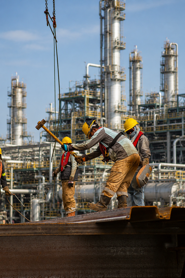 Petrochemical plant worker