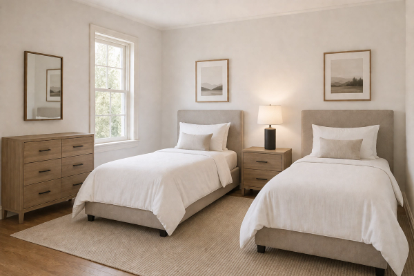 Twin beds