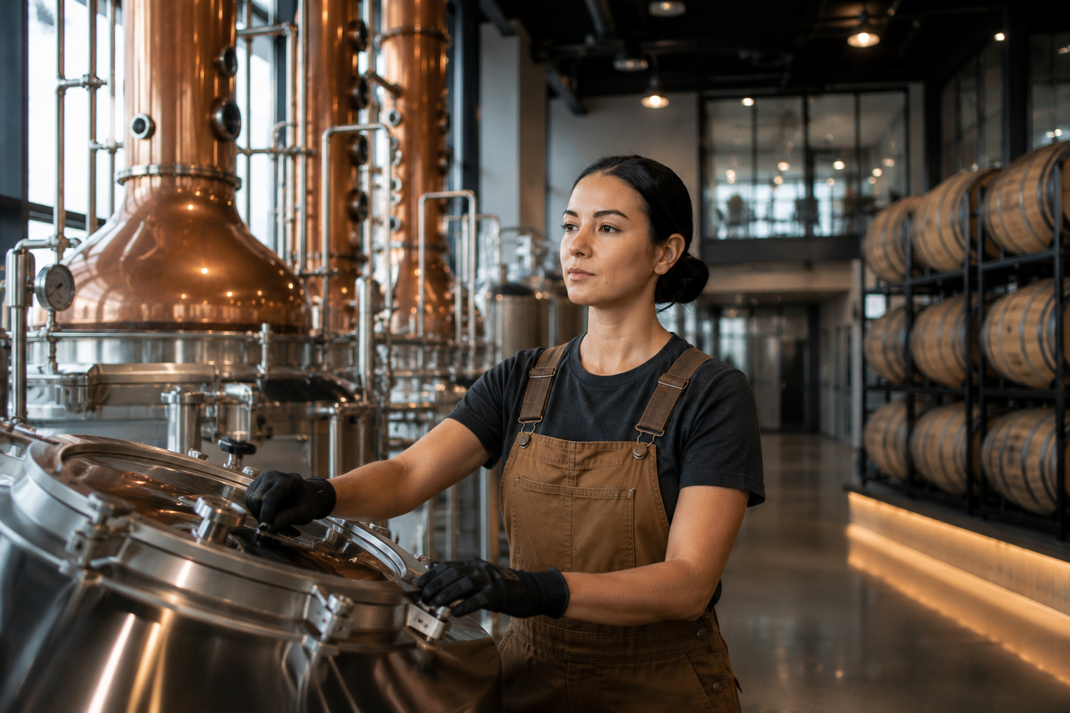 Distillery worker