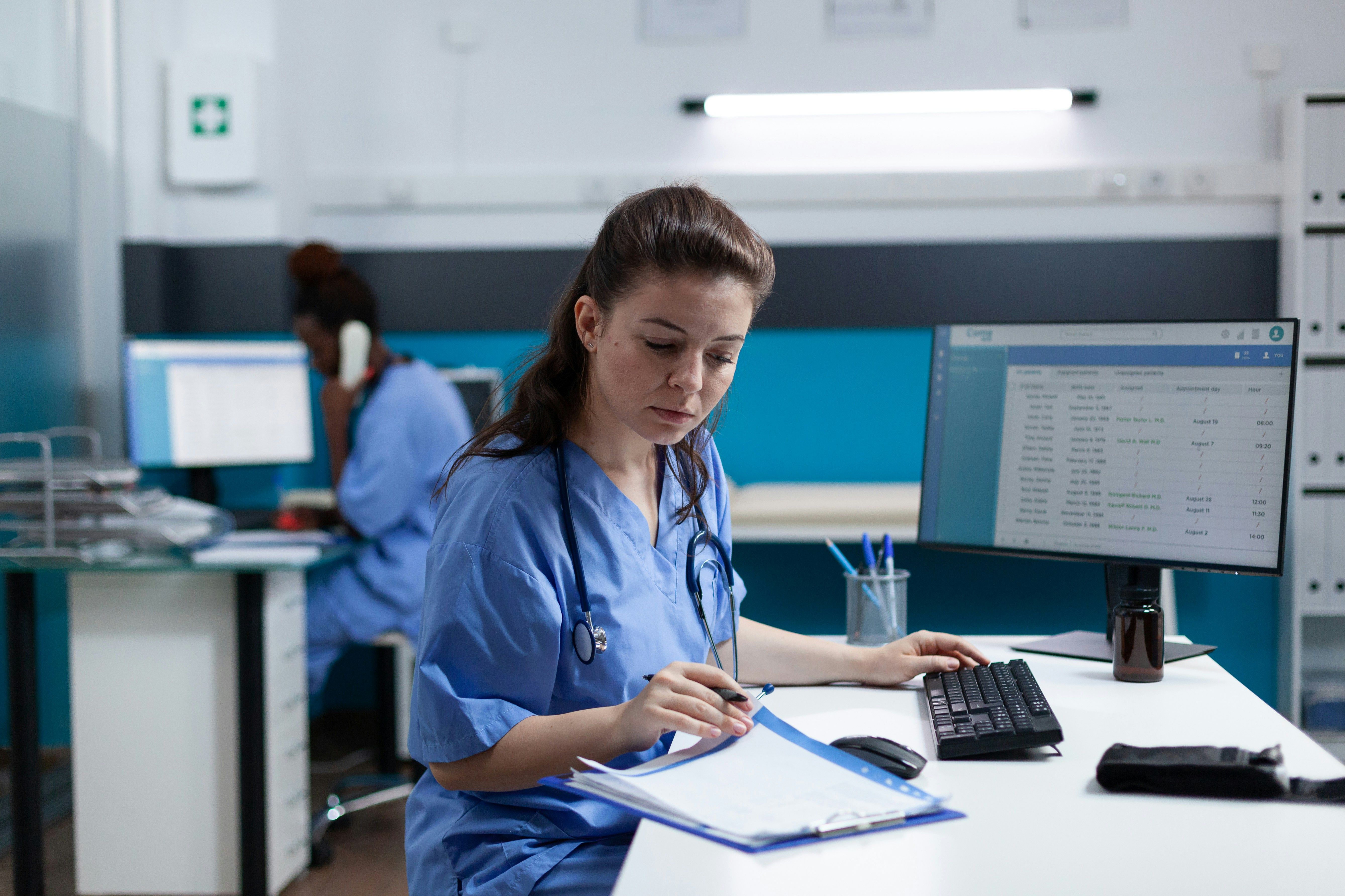 Temporary healthcare worker