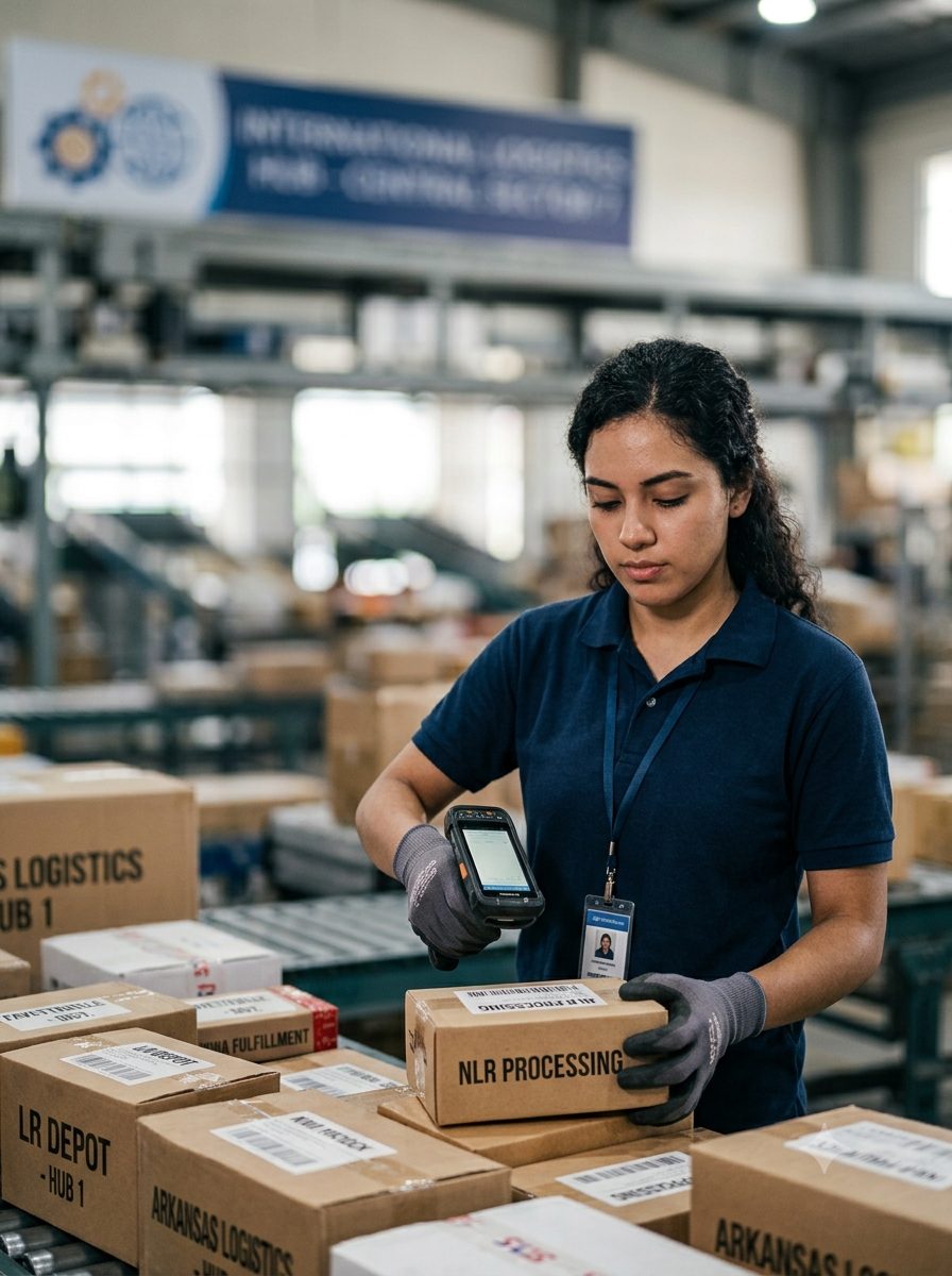 Logistics worker