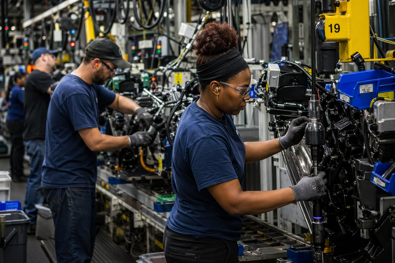 Manufacturing worker