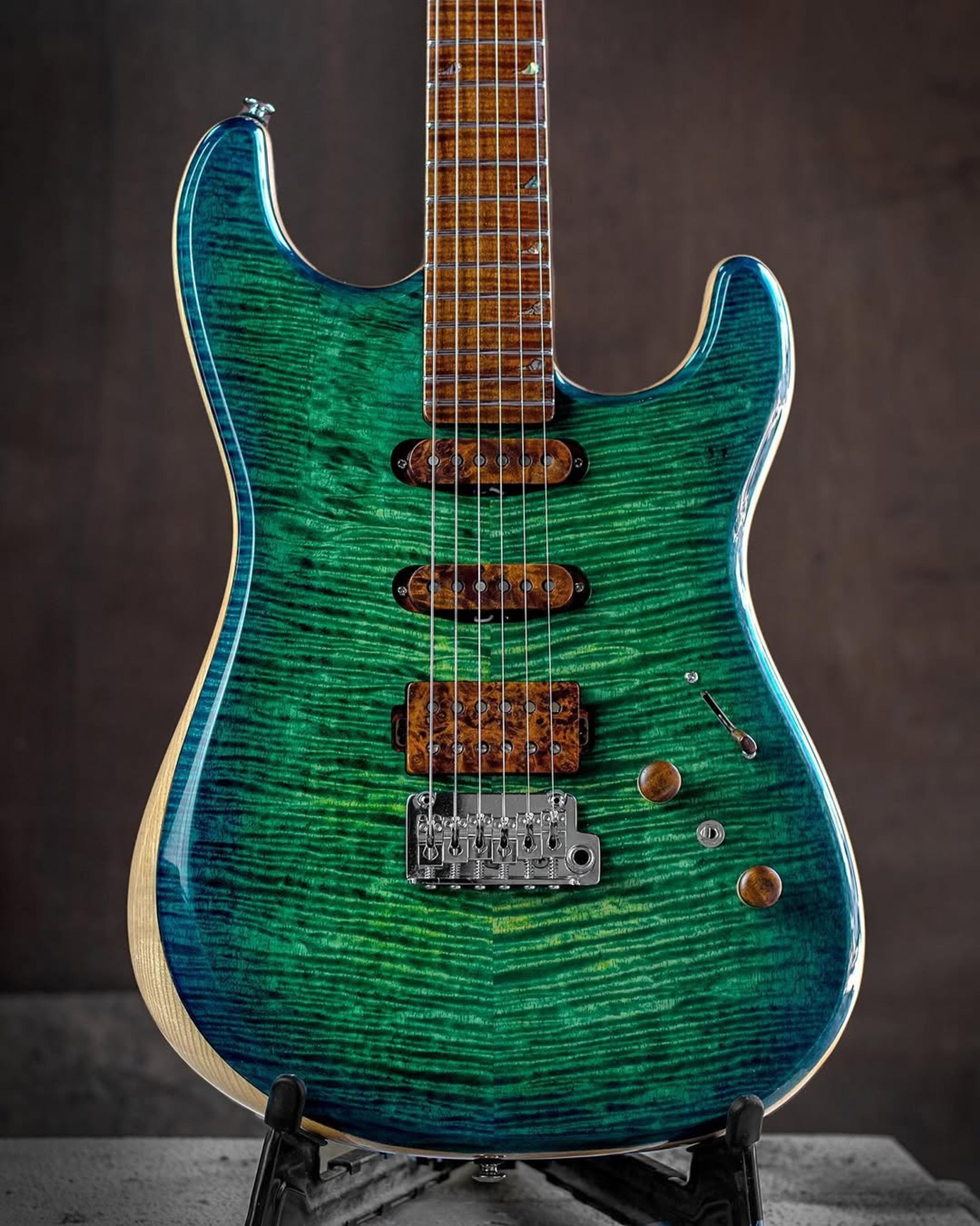 Front body view of the ODIENG EF Series 3 6 string Guitar