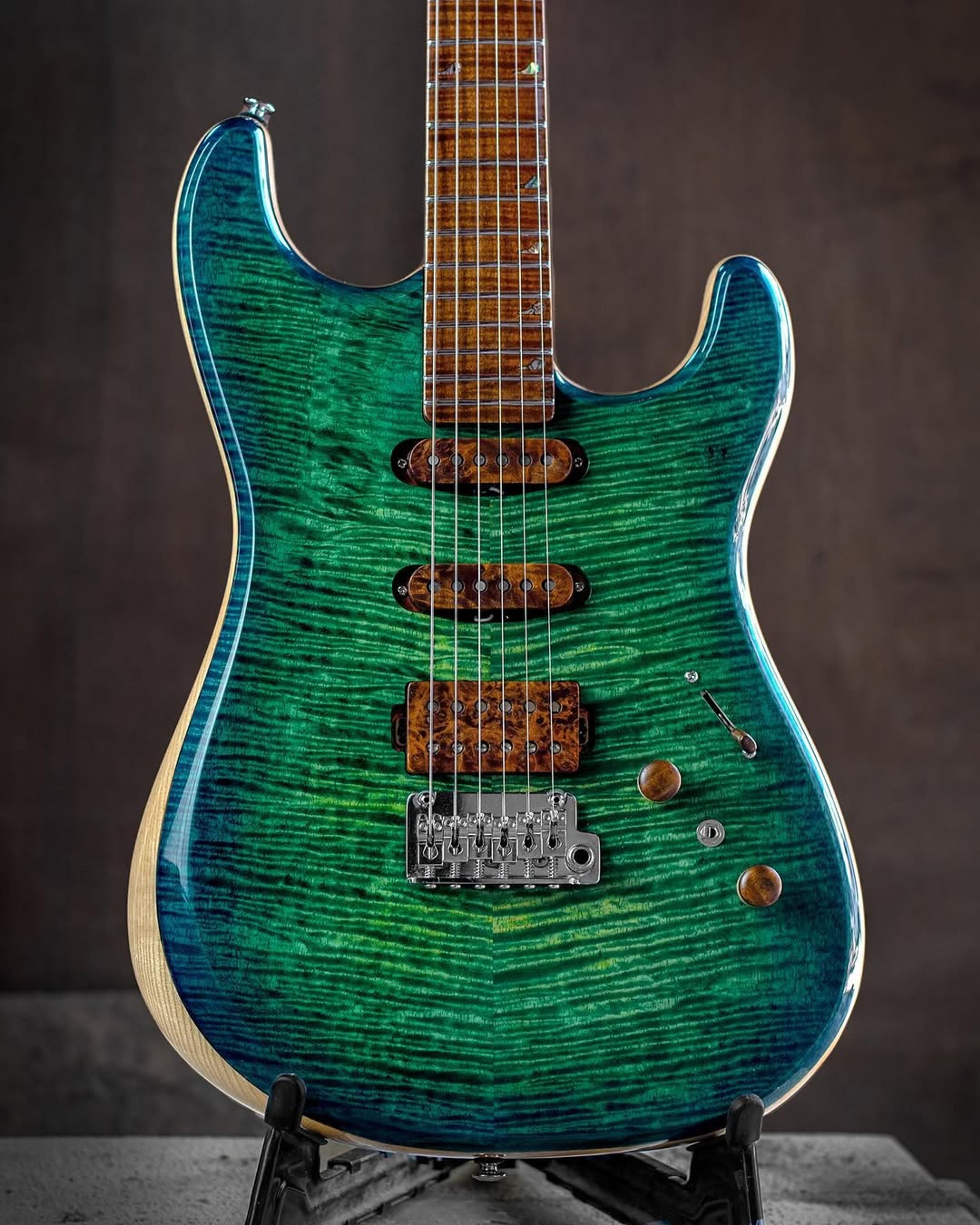 Front body view of the ODIENG EF Series 3 6 string Guitar