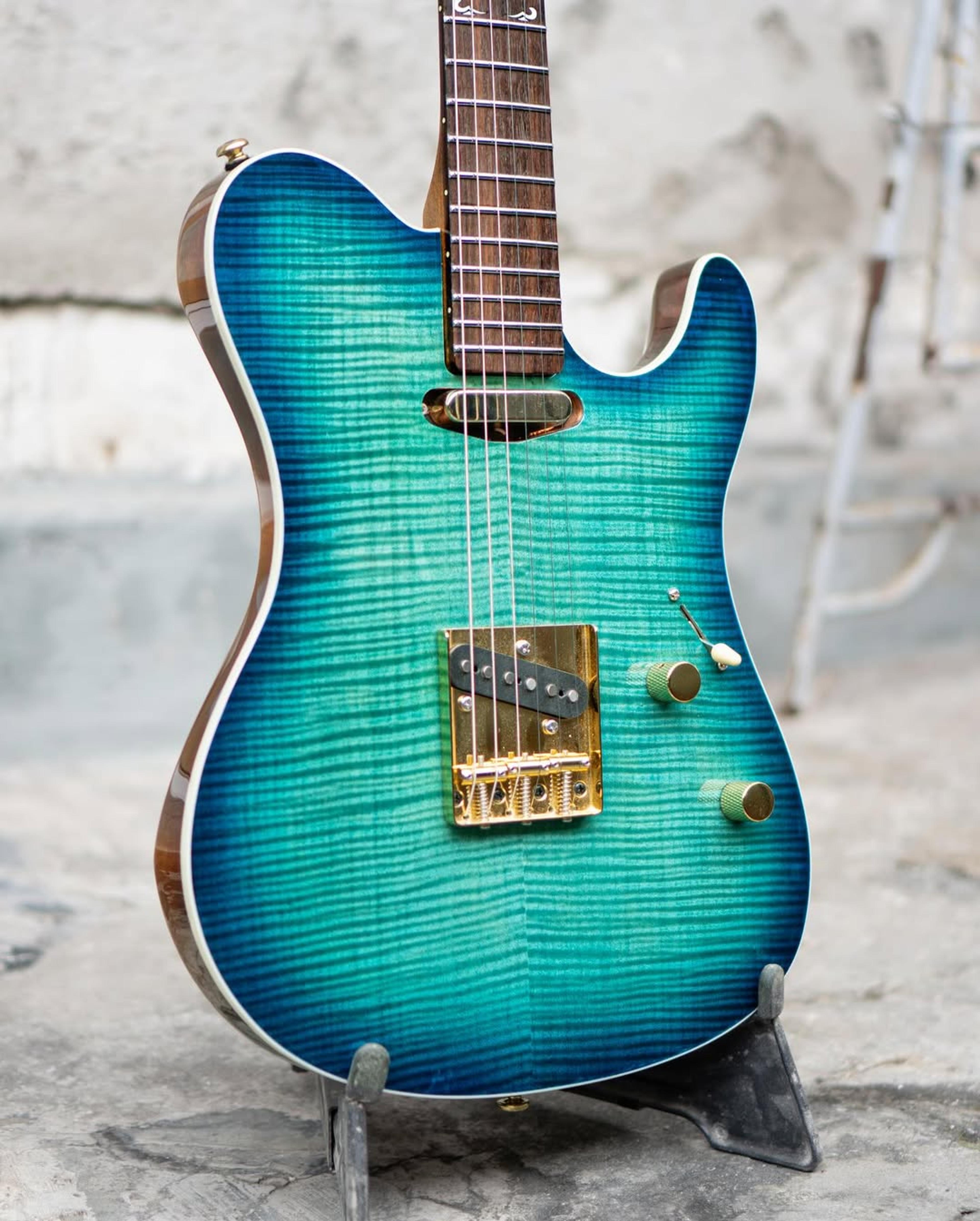 Front body view of the EF Parama Guitar 6 string Guitar
